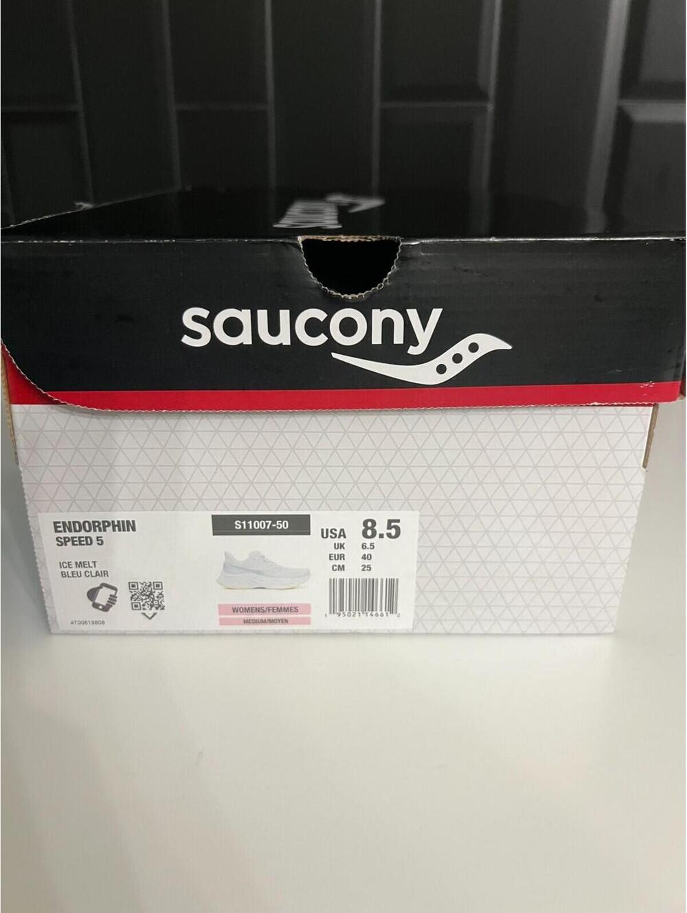 Size 8.5 - Saucony Endorphin Speed 5 Ice Melt W - Never Worn NWT - Picture 5 of 6
